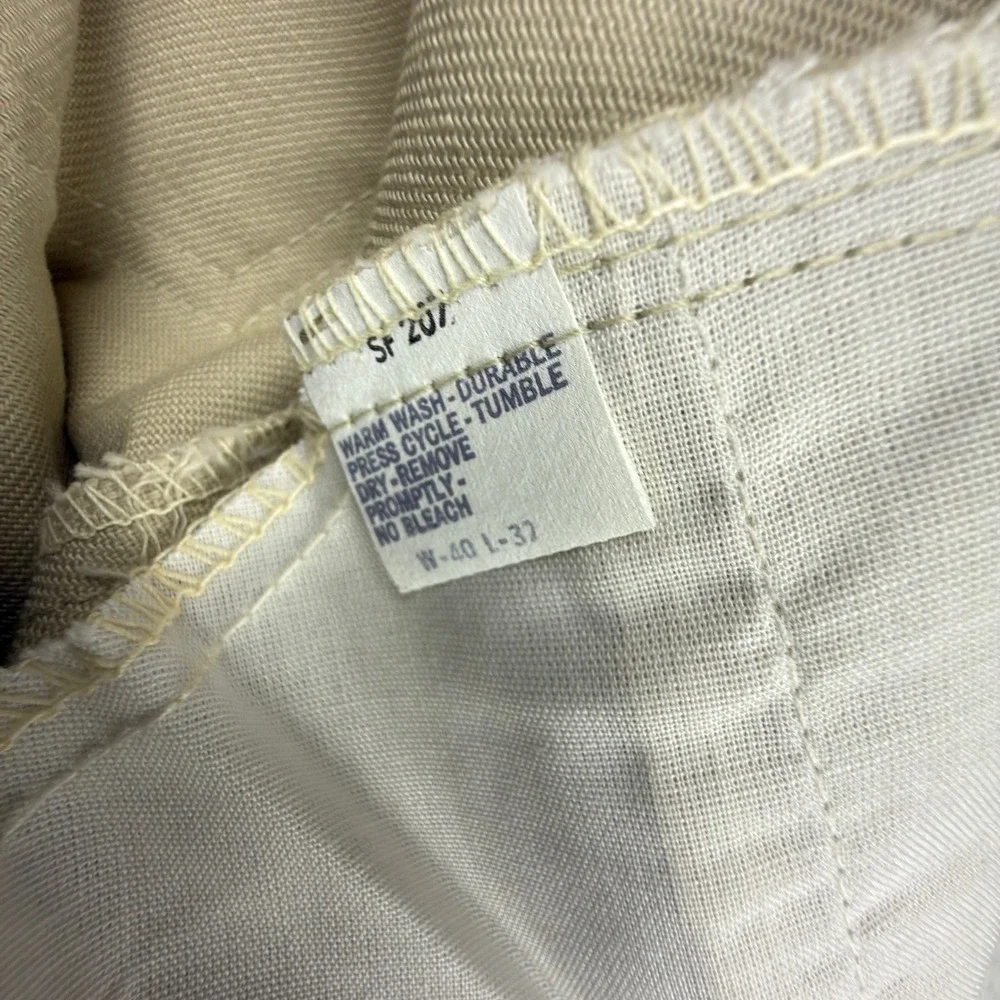 Vintage Levis 517 Sta-Prest Saddleman Boot Jeans Mens 40x32 Tan Beige NWT READ